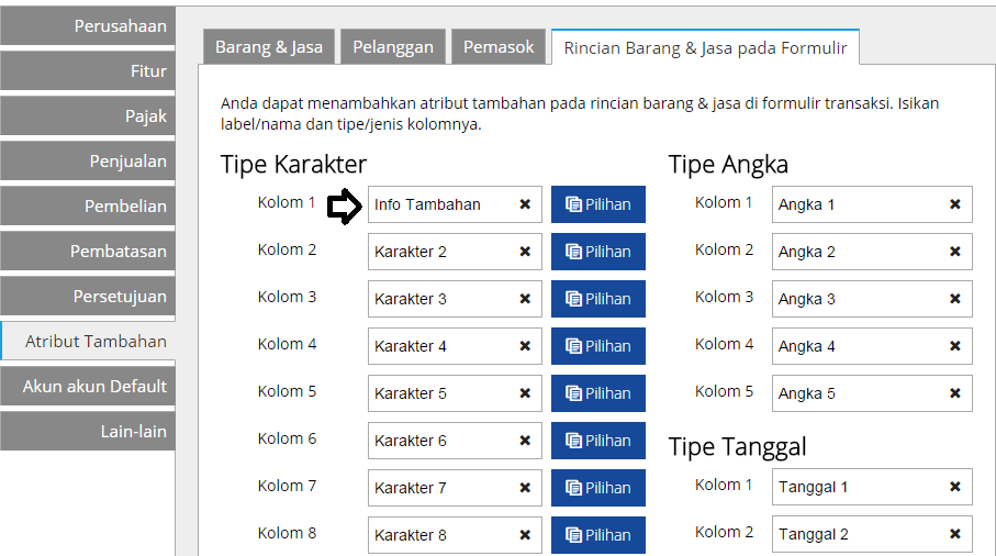 Preferensi Atribut Tambahan 6