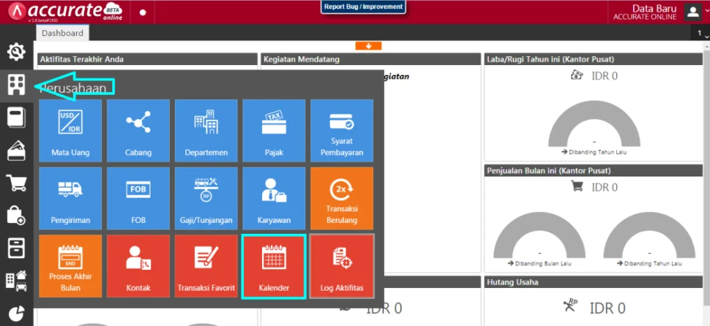 Cara Membuat Jadwal di Fitur Kalendar Accurate Online 1